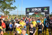Katrina Dajori e Andr&eacute; Silveira s&atilde;o campe&otilde;es da Maratona de Crici&uacute;ma 2024 