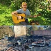 Artista Mazin pede ajuda após perder casa e todos os bens em incêndio, em Blumenau (SC)