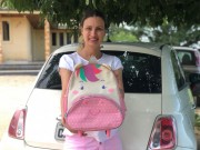 Vereadora de MF viraliza com campanha para doação de mochilas escolares