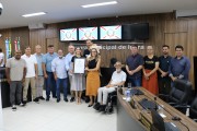 Videiras Matiolla recebe mo&ccedil;&atilde;o do Poder Legislativo em I&ccedil;ara (SC)