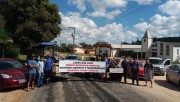 Moradores de Campo Mãe Luzia voltam a protestar pelo reinicio da obra