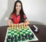 Atleta de Içara é campeã brasileira de Xadrez escolar online 2020