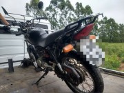 Polícia Militar de Araranguá recupera motocicleta roubada   