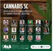 OAB/SC realiza primeiro seminário sobre cannabis focada em saúde e mercado,