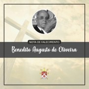 Diocese S&atilde;o Jos&eacute; informa o falecimento de Benedito Augusto de Oliveira