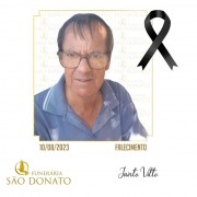 JI News e Funerária São Donato registram o falecimento de Jairto Vitto (Tuca)