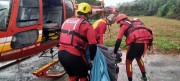 Corpo de Bombeiros alerta para risco de acidentes em áreas inundadas em SC