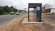 Novas paradas de ônibus são instaladas na Rodovia SC-445 em Içara