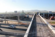&Uacute;ltima passarela, recebe trabalhos finais de concretagem