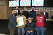 Pastoral Afro recebe mo&ccedil;&atilde;o da C&acirc;mara Municipal de I&ccedil;ara (SC)