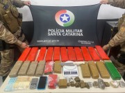 Homem é detido pela PM com mais de 15 quilos de maconha em Criciúma (SC)