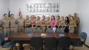 Homenagem a policiais militares no dia Internacional da Mulher