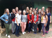 Professoras da Rede Municipal de Içara visitam tribo Guarani