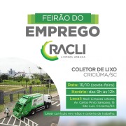 RACLI promove mais uma edi&ccedil;&atilde;o do Feir&atilde;o do Emprego em Crici&uacute;ma (SC)