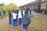 Alunos conhecem carregamento de trem e estrutura da Mina Novo Horizonte