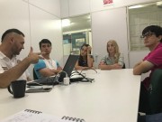 Grupo de interc&acirc;mbio 2018 realiza planejamento de viagem