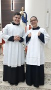 “Missa de Envio” de dois jovens à vida religiosa em Maracajá