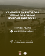Diocese de Criciúma e Cáritas lançam campanha pelas vítimas das chuvas