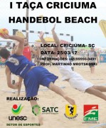 Primeira edi&ccedil;&atilde;o da Ta&ccedil;a Crici&uacute;ma de Handebol Beach