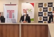 TCE/SC, MPSC e Polícia Civil detalham operação da compra de respiradores 