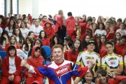 Ciclista Marco Aur&eacute;lio ministra aos alunos i&ccedil;arenses