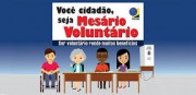 TSE intensifica campanha para recrutar mesários voluntários para as eleições 2020