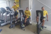 Jogadores do Tigre se apresentam no Centro de Treinamento
