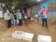 Unibave realiza doações de alimentos da Horta Agroecológica em Orleans
