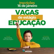 Inscrições para estágio na educação infantil de Urussanga ocorrem em 16 de janeiro