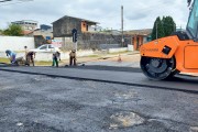 Equipamentos da usina de asfalto já são utilizados em pavimentações