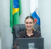 Jorgia Guglielmi assume interinamente a Presidência do Legislativo de MF