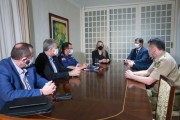 Governadora Daniela Reinehr se reúne com a cúpula da Segurança Pública 