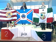 Com quatro medalhas equipe feminina encerra participação no Jasc