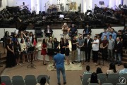 Culto de jovens para Deus foi celebrado no Templo Sede AD Içara
