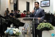 Mission&aacute;rio Dionisio participou do Culto de Miss&otilde;es do templo sede
