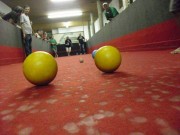 Primeira partida da final do Campeonato de Bocha 