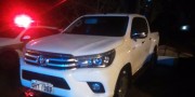 PM de Içara recupera caminhonete minutos após assalto em Criciúma