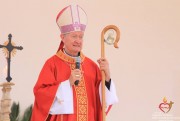 Bispo preside bênção de ramos no Santuário SCMJ