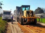 Rejeito de asfalto é utilizado para recuperação viária em Vila Alvorada