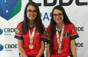 Ana Júlia e Isadora carimbam passaporte para a Gymnasiade
