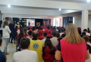 Lions leva prevenção em saúde para a Escola Quintino Rizzieri