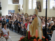 Paróquia inaugura Centro de Pastoral e rende homenagens a Santa Bárbara