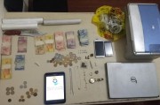 PM de Araranguá prende dois homens por tráfico de drogas