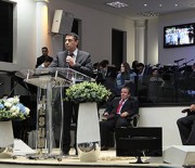 Templo Sede AD I&ccedil;ara celebrou culto mission&aacute;rio