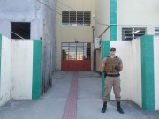 Polícia Militar reforça segurança de escola