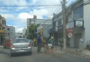 Chuva dá trégua e prefeitura retoma operação tapa-buracos