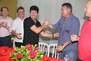 L&iacute;deres do PMDB refor&ccedil;am campanha em Sang&atilde;o