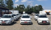 Taxistas realizam manifestação em Criciúma