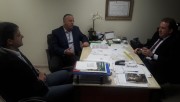 Deputado Comin recebe prefeito M&aacute;rcio B&uacute;rigo na Alesc
