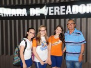 Estudantes visitam gabinete do vereador Jo&atilde;o Ab&iacute;lio Pereira